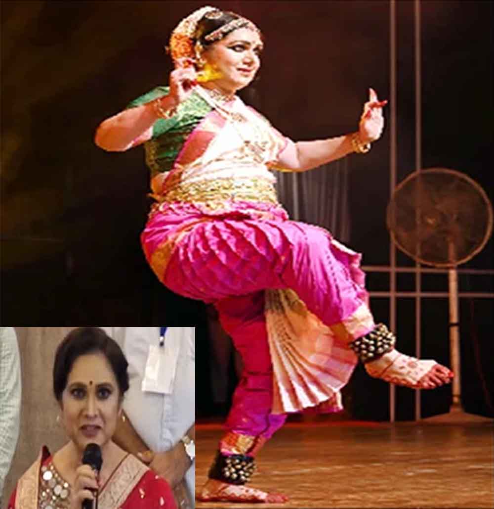 छत्तीसगढ़-रायगढ़ में चक्रधर समारोह में पहुंचीं अभिनेत्री मीनाक्षी शेषाद्रि 1 Chhattisgarh 04 2 10