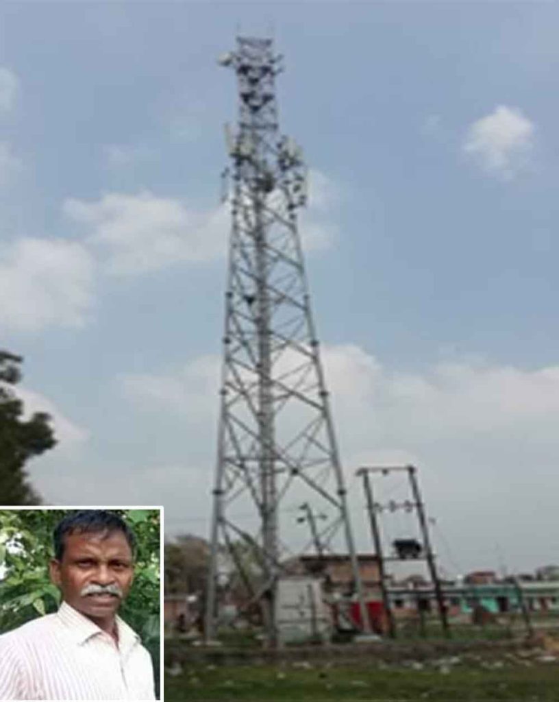 छत्तीसगढ़-बीजापुर में विकास खंड शिक्षा अधिकारी कार्यालय का बुजुर्ग टावर टावर से गिरा