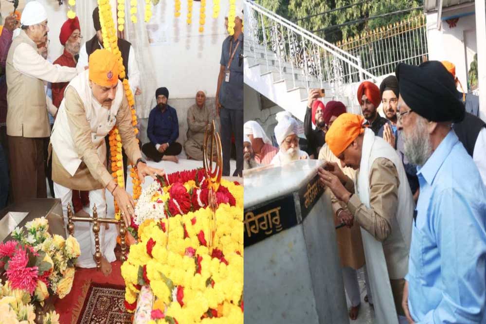 सीएम मोहन यादव ने गुरु नानक जयंती पर भोपाल के अरेरा कॉलोनी स्थित गुरुद्वारे में मत्था टेका 1 15A 32