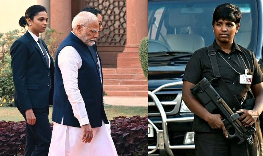 PM Modi की सुरक्षा में तैनात महिला SPG कमांडर, भाजपा सांसद ने तस्वीर को शेयर की फोटो वायरल 1 29A 18