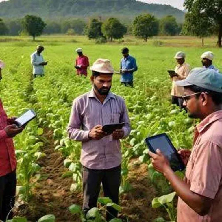 छत्तीसगढ़ में एग्रीस्टेक परियोजना में डिजिटल कृषि से घर बैठे होंगे सभी काम