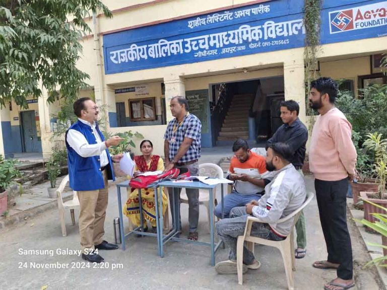 राजस्थान-जयपुर में विशेष पुनरीक्षण से अनुपस्थित बीएलओ निलंबित