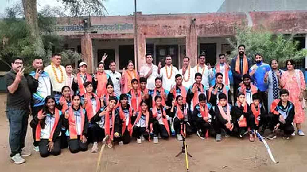 राजस्थान-केकड़ी से राष्ट्रीय तीरंदाजी टीम गुजरात रवाना 1 Rajasthan 11 2 6