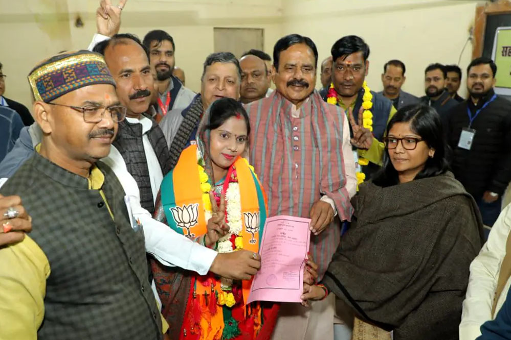 ग्वालियर में पार्षद पद पर हुए उप चुनाव में BJP ने गाड़ा झंडा, प्रदेश अध्यक्ष वीडी शर्मा ने दी बधाई 1 12A 56