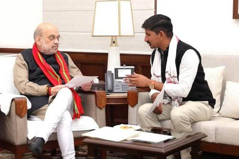 बांसवाड़ा सांसद राजकुमार रोत ने केंद्रीय गृहमंत्री अमित शाह से मुलाकात की, बढ़ा सियासी पारा 1 16A 58