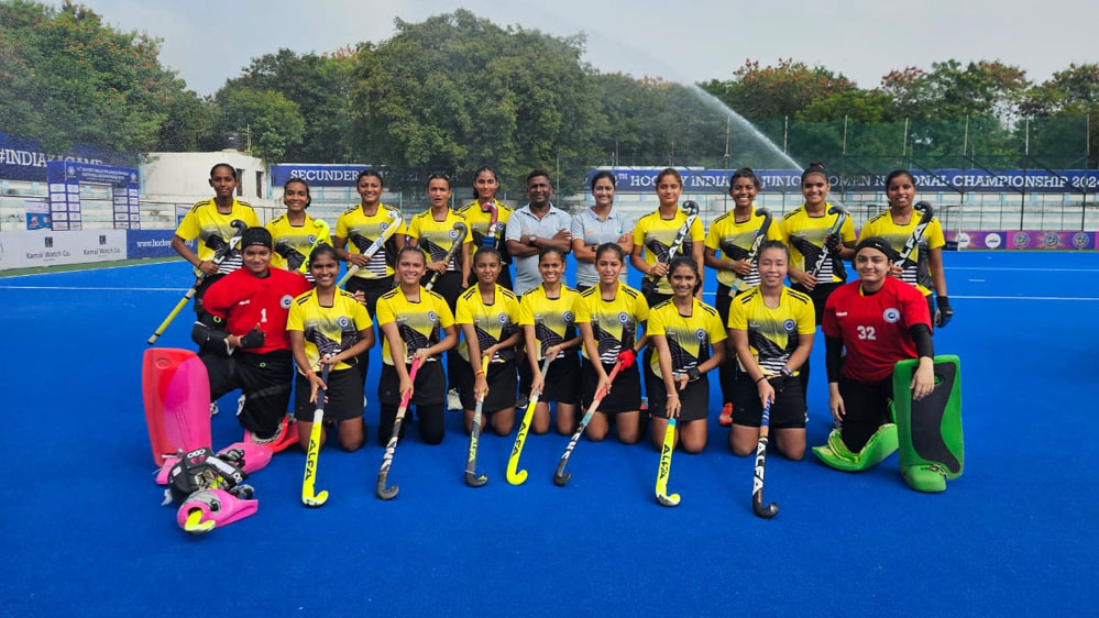 सब जूनियर नेशनल वूमेन हॉकी प्रतियोगिता 2024 तेलंगाना 1 6A 9