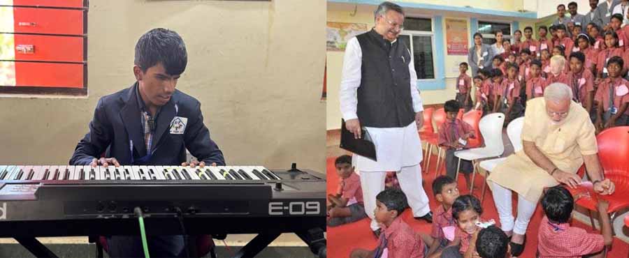 एक दशक पहले प्रधानमंत्री नरेंद्र मोदी ने दंतेवाड़ा में दृष्टिबाधित बालक अंजन को दिया था हौसला 1 1 150