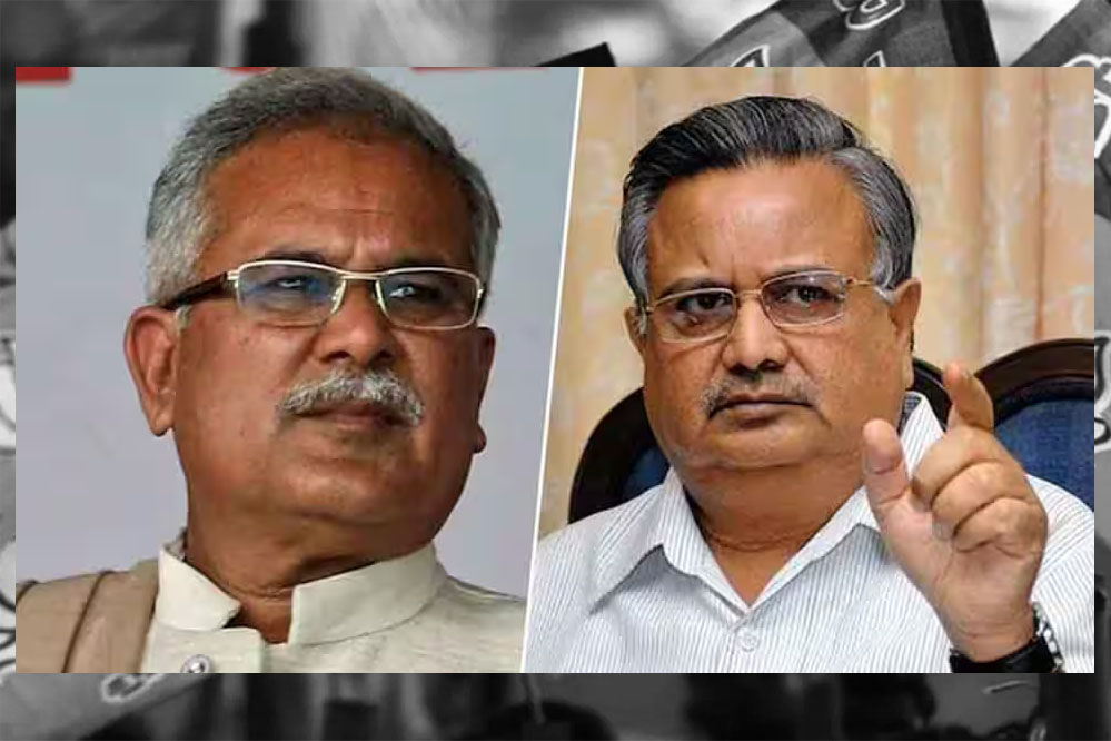 छत्तीसगढ़ के दो पूर्व मुख्यमंत्री,रमन सिंह और भूपेश बघेल,सोशल मीडिया प्लेटफॉर्म पर आमने-सामने 1 27A36