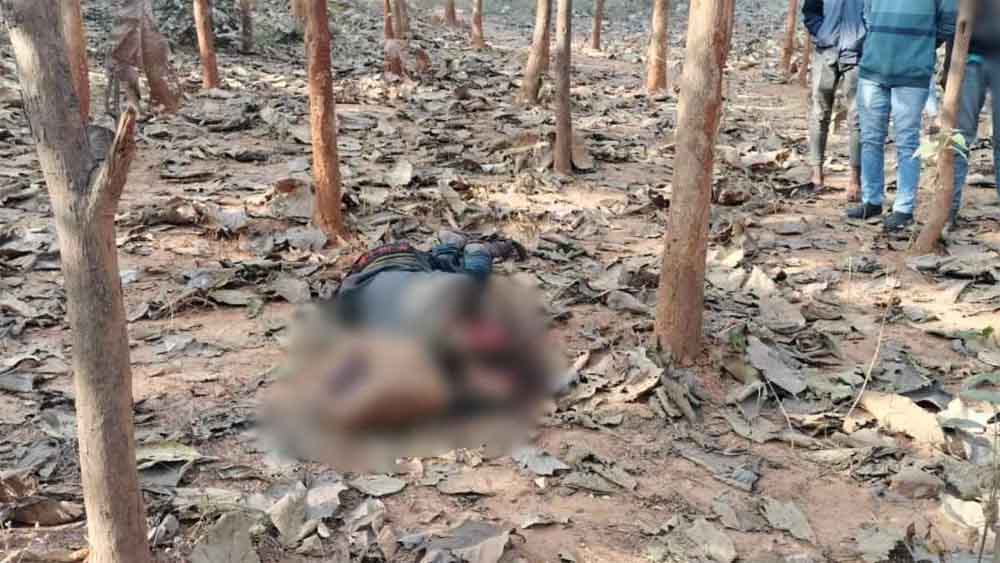 छत्तीसगढ़-कोरबा में पत्थर से कुचलकर युवक की हत्या 1 Cg 08 2 15