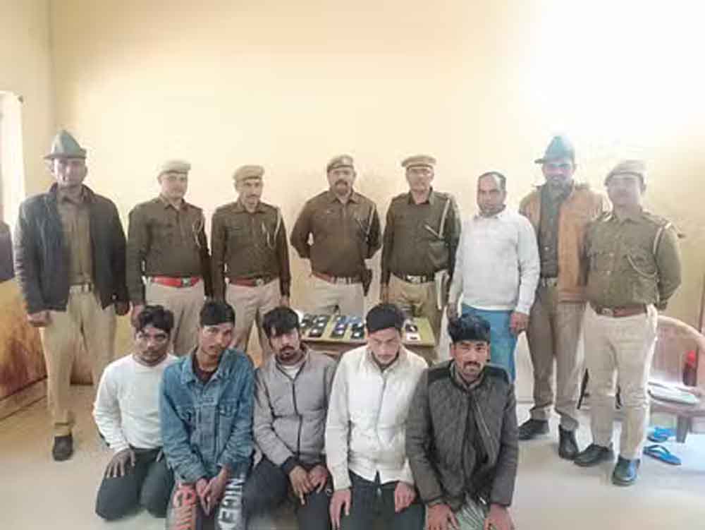 राजस्थान-अजमेर में चोरी के 21 मोबाइलों के साथ पांच बदमाश गिरफ्तार 1 Rajasthan 02 2 2