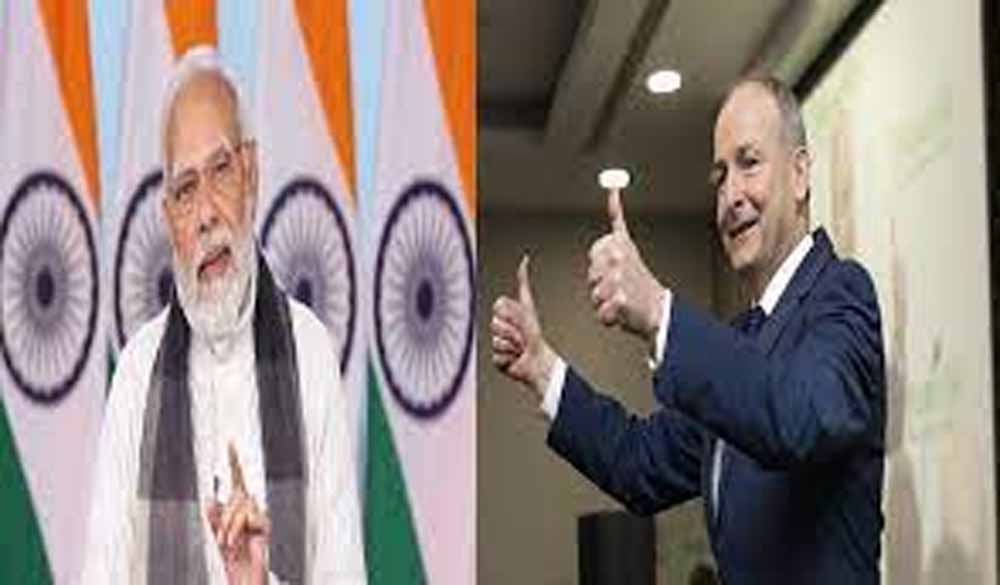 मोदी ने आयरलैंड के प्रधानमंत्री का पदभार ग्रहण करने पर माइकल मार्टिन को बधाई दी 1 airlend1
