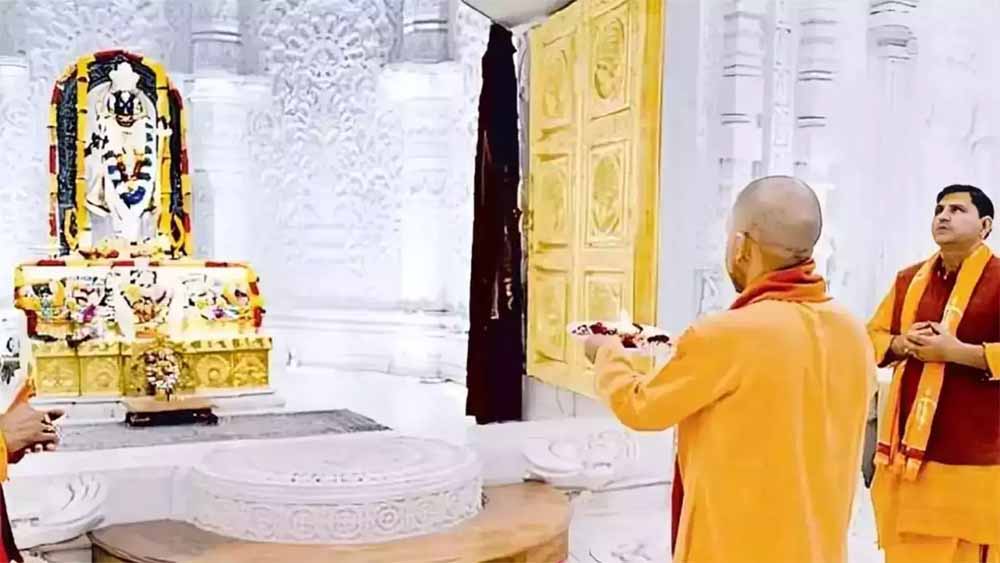 रामलला के विराजमान होने के एक वर्ष पूरे होने पर 11 जनवरी को 11 बजे रामलला का अभिषेक करेंगे सीएम योगी 1 yogi1 3