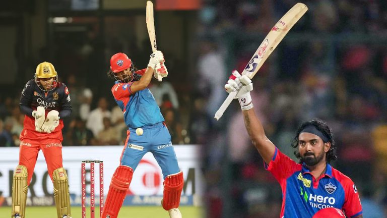 दिल्ली का विजयी चौंका, RCB की किया पराजित, 'द‍िल्लीवाले' केएल राहुल ने दिखाया वनमैन शो