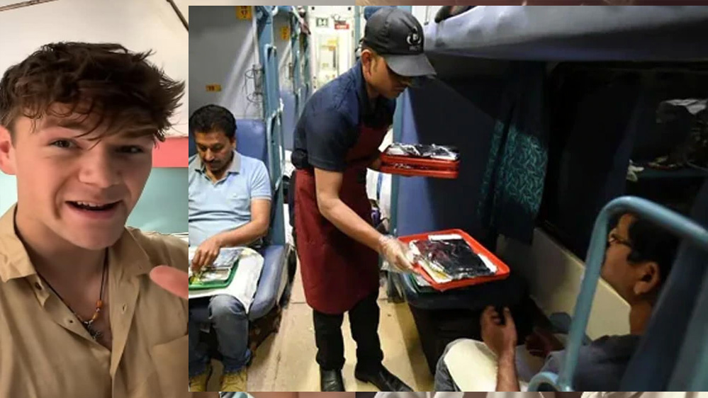 ब्रिटिश फूड ब्लॉगर भारतीय रेल में फूड डिलेवरी की स्पीड और तरीका देखकर हैरान रह गया 1 14A 75