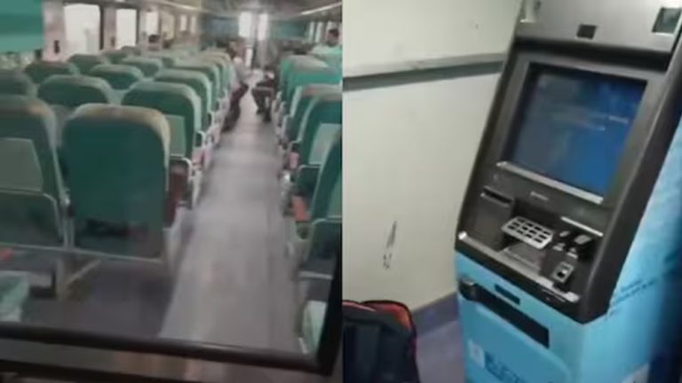रेल यात्रियों के लिए सौगात .. अब सफर में नहीं होगी नकद की टेंशन, चलती ट्रेन में मिलेगी एटीएम की सुविधा