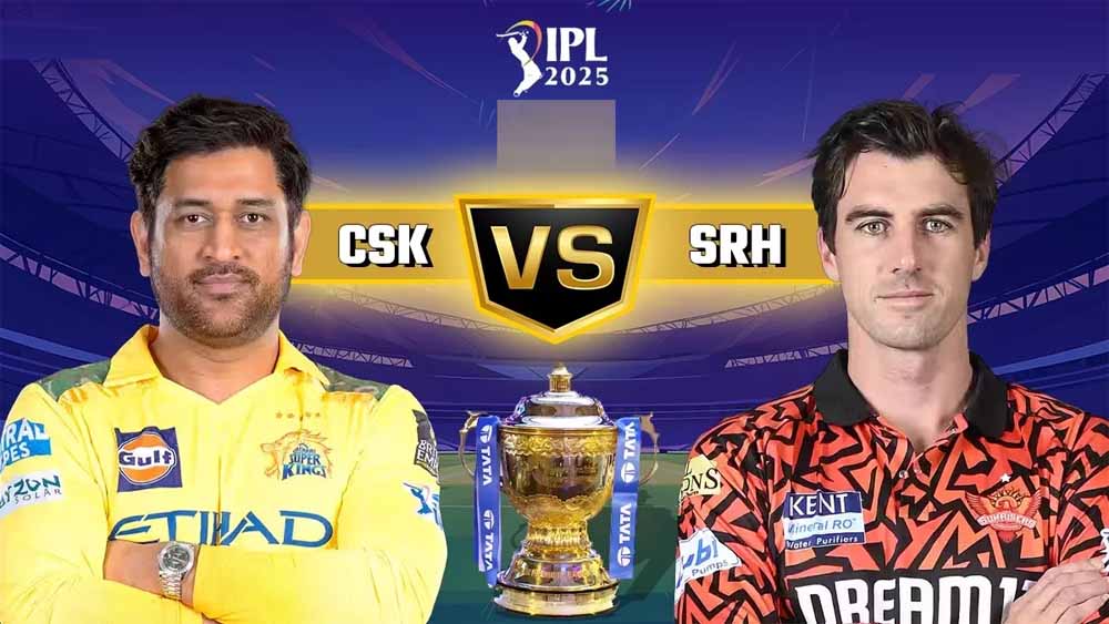 पहले बल्लेबाजी करने उतरी चेन्नई 154 रन पर सिमटी, हैदराबाद को मिला 155 रन का टारगेट 1 csk 6