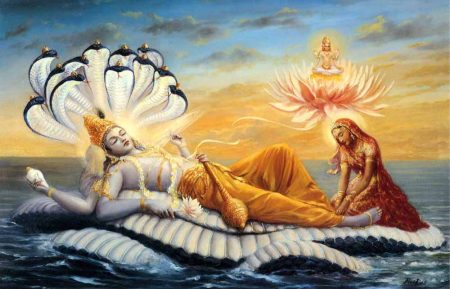 भगवान का शयन करना