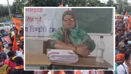 आतंकी हमले पर नसीम बानो का भड़काऊ पोस्ट, एमपी की नसीम बानो को जमानत नहीं, नौकरी भी गई