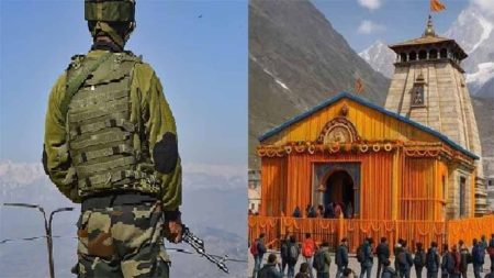 चारों धामों में पैरामिलिट्री फोर्स के जवानों को किया तैनात, रोकी हेली सेवा