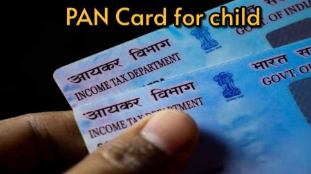 बच्‍चों के लिए आर्थिक लेनदेन और बैंक अकाउंट खाेलने के लिए बनवाएं पैन कार्ड