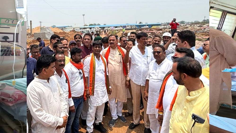 स्वास्थ्य मंत्री जायसवाल ने मेडिकल कॉलेज के नवीन भवन निर्माण कार्य की प्रगति और गुणवत्ता का जायज़ा लिया 1 29A 124