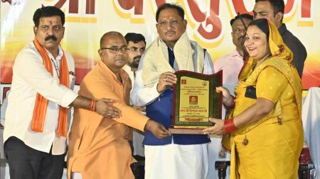 मुख्यमंत्री श्री विष्णुदेव साय भगवान श्री परशुराम जन्मोत्सव कार्यक्रम में हुए शामिल