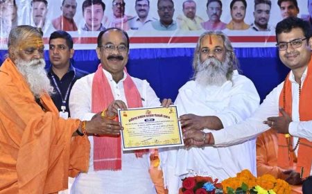 जगद्गुरु शंकराचार्य जयंती उत्सव समारोह में शामिल हुए उप मुख्यमंत्री