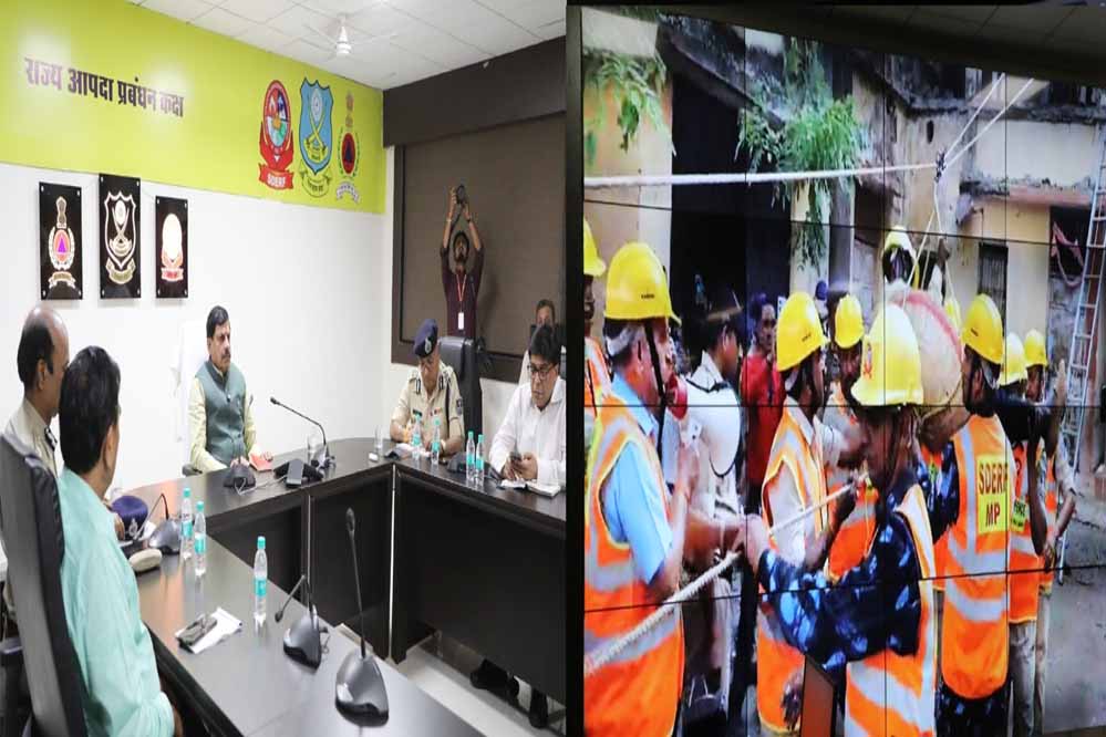 मुख्यमंत्री डॉ ने प्रदेश के 5 नगरों में मॉक ड्रिल और ब्लैक आउट की जानकारी कलेक्टर्स से की प्राप्त 1 8A 2