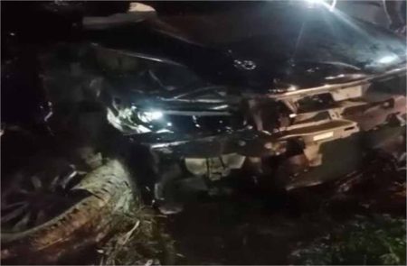 यमुनानगर के कस्बा साढौरा के गांव श्यामपुर के रहने वाले दंपति की देर रात सड़क हादसे में दर्दनाक मौत