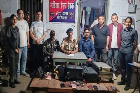 रक्सौल बॉर्डर से अवैध रूप से घुसपैठ की कर रहे थे कोशिश चार चीनी नागरिक, हुए अरेस्ट