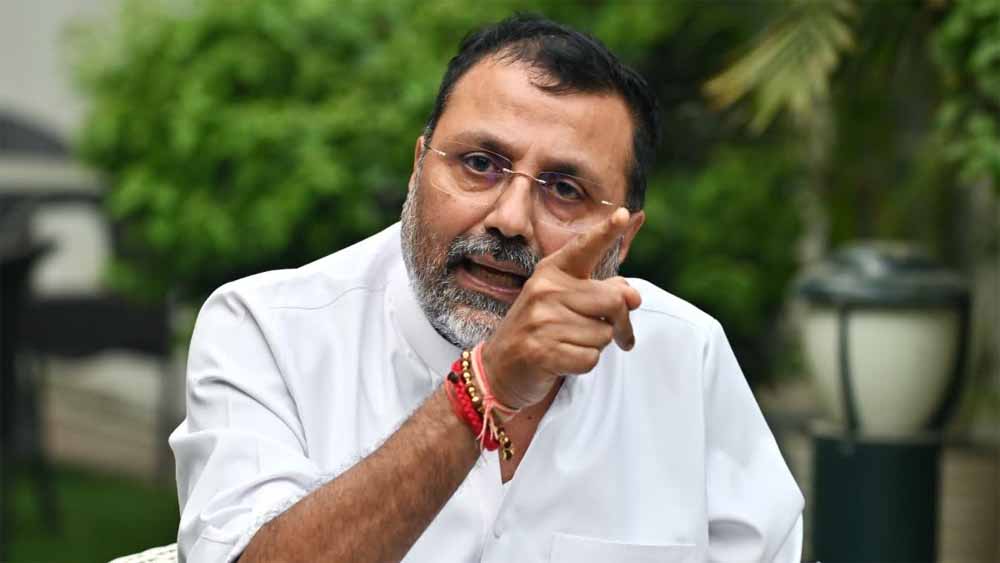 निशिकांत दुबे का इंदिरा के बहाने कांग्रेस पर हमला- जीत के बावजूद 828 km क्षेत्र दे आईं ‘आयरन लेडी’ 1 nishikant1