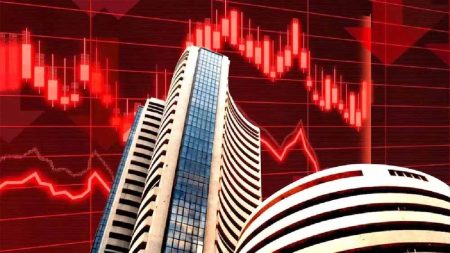 भारत-पाक तनाव के बीच लाल निशान में बंद शेयर बाजार, बैंकिंग शेयरों में बिकवाली