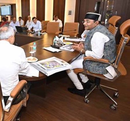 अंतर्राष्ट्रीय स्पोर्ट्स कॉम्प्लेक्स को अत्याधुनिक बनाने गुणवत्ता पर बारीकी से ध्यान दें : मंत्री सारंग
