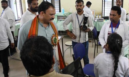 मंत्री नेताम ने दो दिवसीय मेगा स्वास्थ्य शिविर का किया शुभारंभ