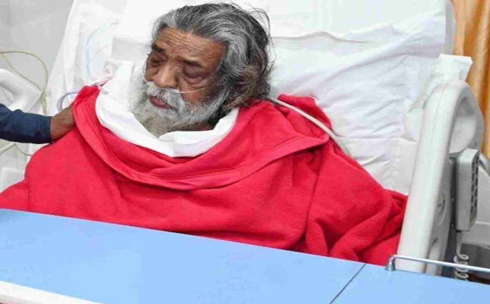 स्वास्थ्य बिगड़ने पर शिबू सोरेन वेंटिलेटर पर, परिवार और समर्थक चिंतित 1 1 96