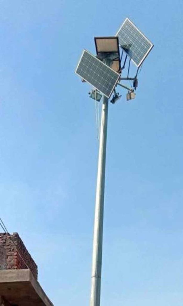 कोयंबटूर निगम ने 122 जगहों पर लगाई सोलर स्ट्रीट लाइट्स