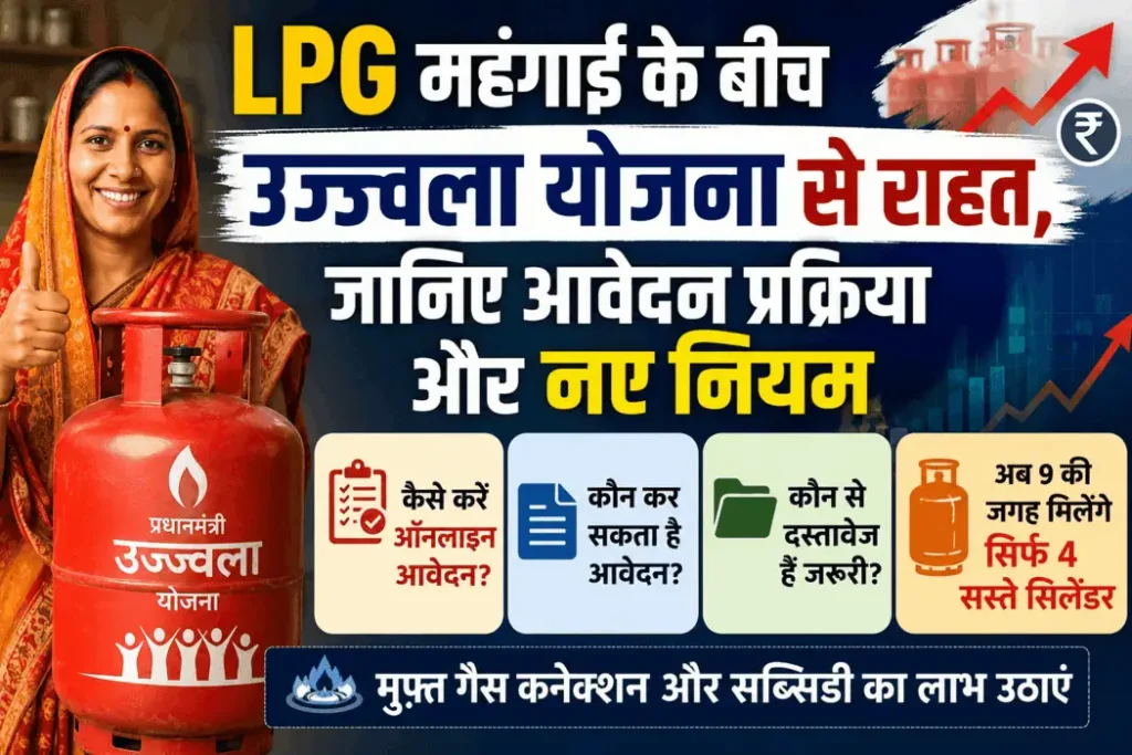LPG महंगा हुआ, लेकिन उज्ज्वला योजना से मिलेगी राहत; मुफ्त गैस कनेक्शन के लिए ऐसे करें आवेदन, बदल गए हैं ये नियम LPG ujjwala yojana 1 1