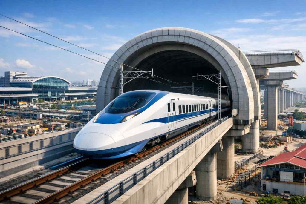 Bullet Train Update: अगस्त 2027 तक शुरू हो सकती है भारत की पहली हाई-स्पीड सेवा, इन 7 नए रूटों पर भी सरकार की नजर bullet train