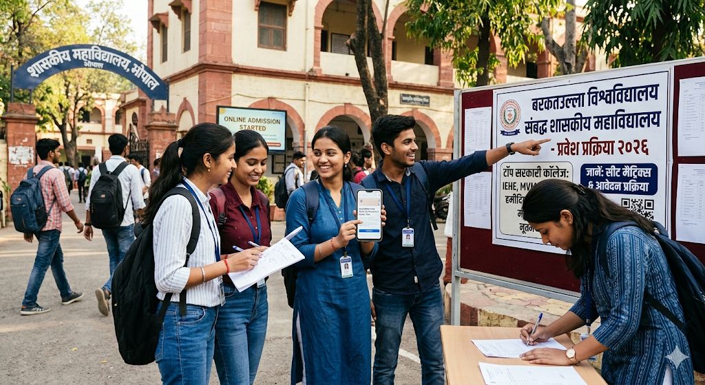 BU Bhopal College Admission 2026: भोपाल के सरकारी कॉलेजों में प्रवेश की दौड़ शुरू, जानें कैसे मिलेगा एडमिशन और क्या है सीटों का गणित wp 17804238247036611738899070569876