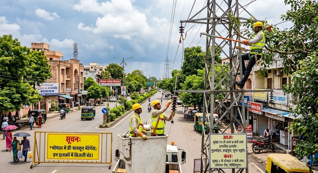 Bhopal Monsoon Update: भोपाल के इन इलाकों में प्री-मानसून मेंटेनेंस; जानें आज आपके क्षेत्र में कब कटेगी बिजली? wp 17804243351917302999952805300098